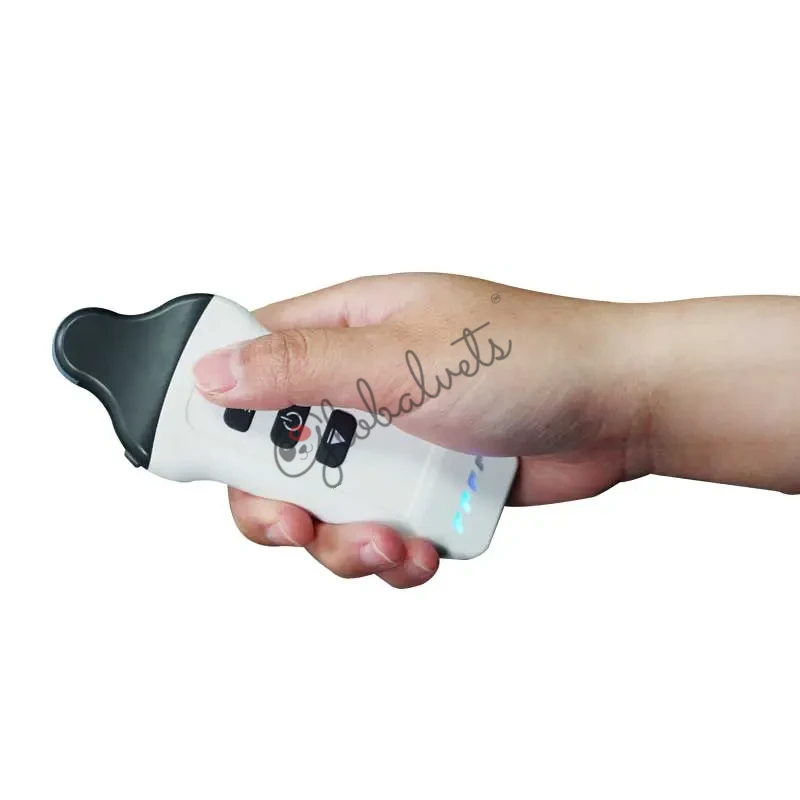 Portable Wireless Ultrasound Scanner Veterinary Pregnancy Diagnostic Instrument Probe for Cats, Dogs, Rabbits and medium-sized animals