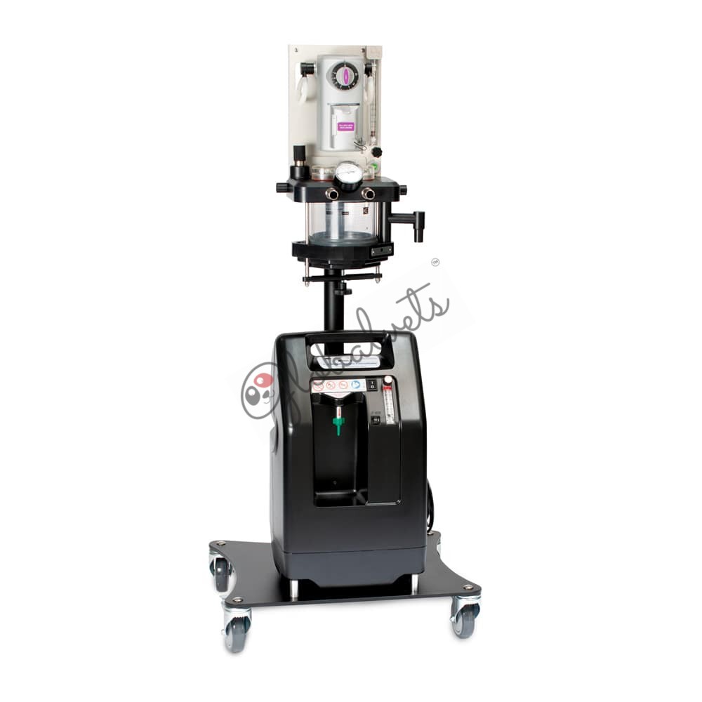 Moduflex Access2 Veterinary Anesthesia Machine with integrated concentrator