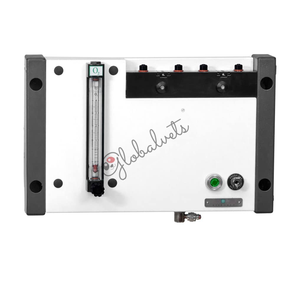 Wall-mount Moduflex Optimax Veterinary Anesthesia Machine